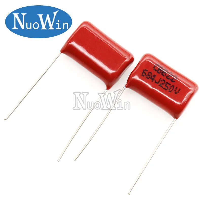 NUOWIIN полипропиленовый пленочный конденсатор 10 шт, 250V 104J 7.5MM