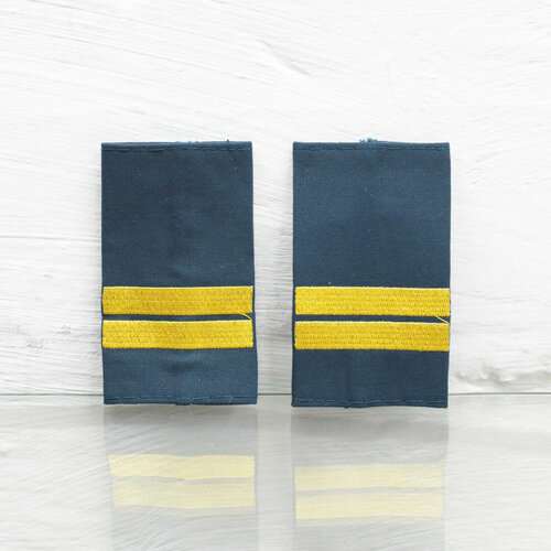 Фальшпогоны МЧС тк. полиэфир. м/волна 87020 вышитые мл. сержант