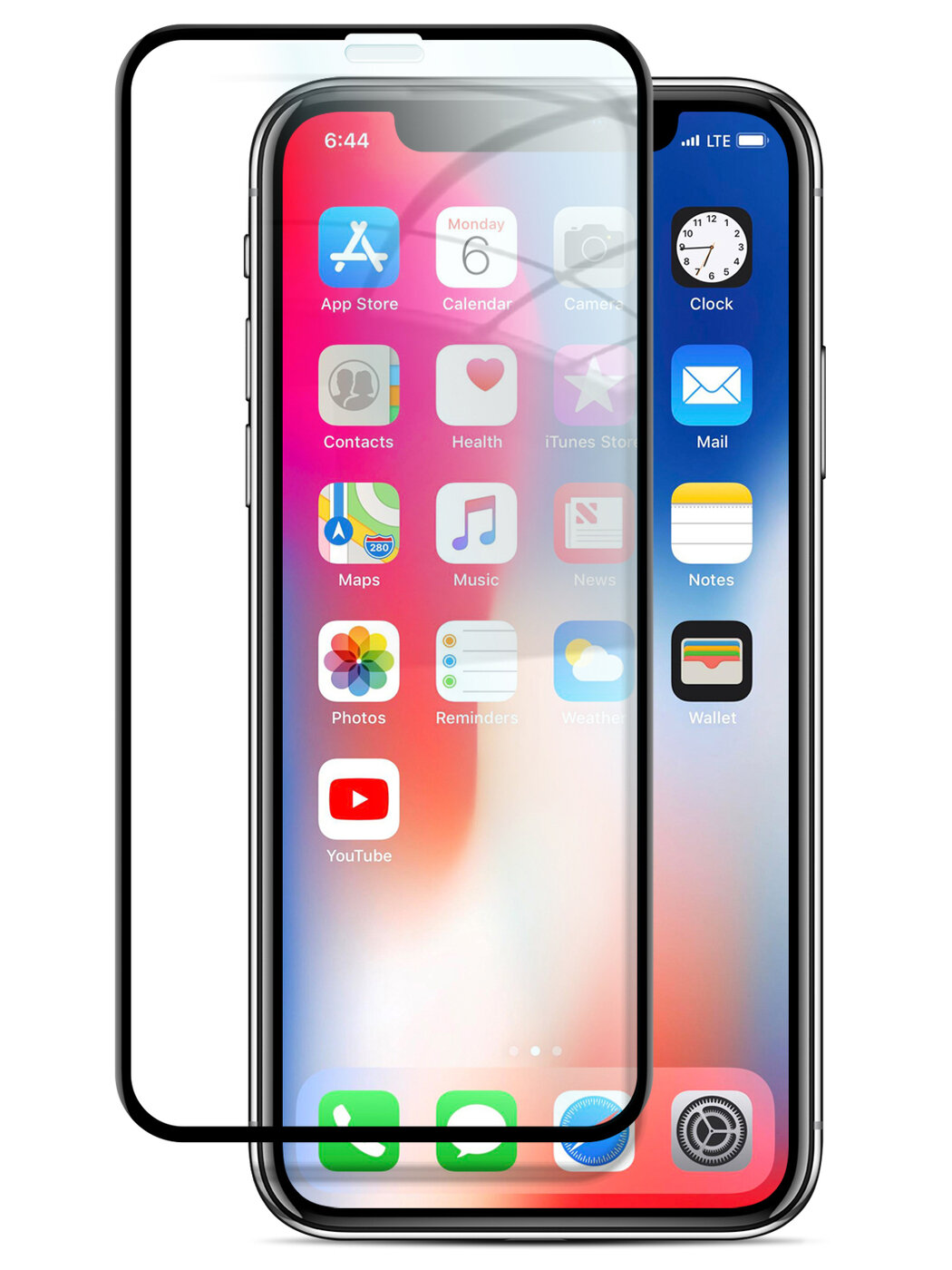 Защитное стекло 3D HOCO iPhone 12 mini черный