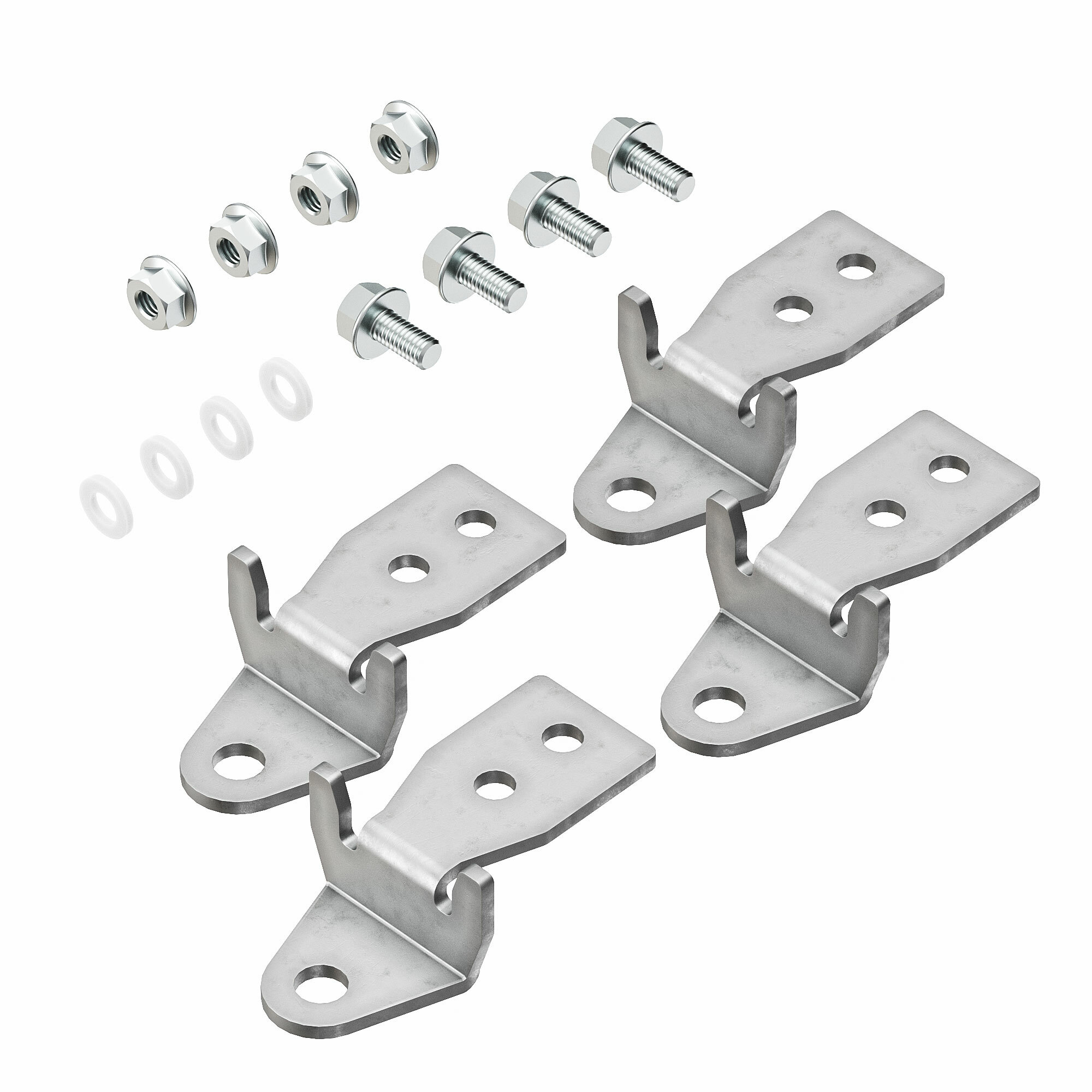 DKC Кронштейны для настенного крепления для навесных и клеммных корпусов 4 шт.