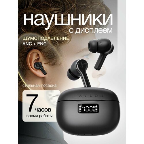 Наушники Xiaomi Haylou с ANC шумоподавлением bluetooth 54 399900₽