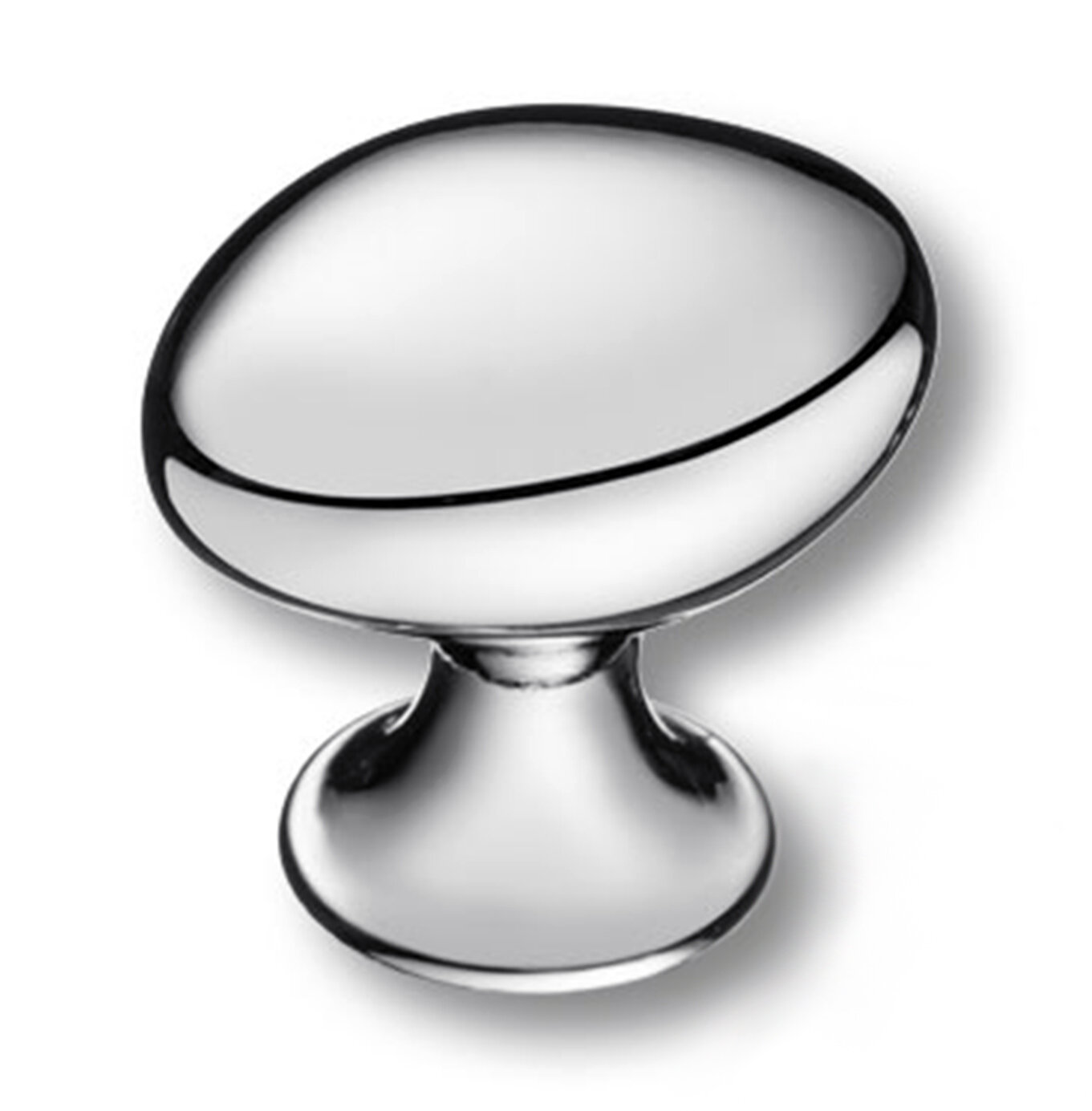 Ручка кнопка мебельная Glossy Chrome глянцевый хром Италия