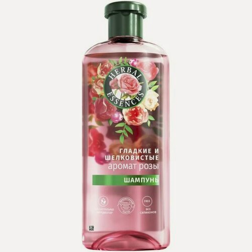 Изображение товара Шампунь Herbal Essences Аромат розы, для гладких и шелковистых волос, 250 мл.