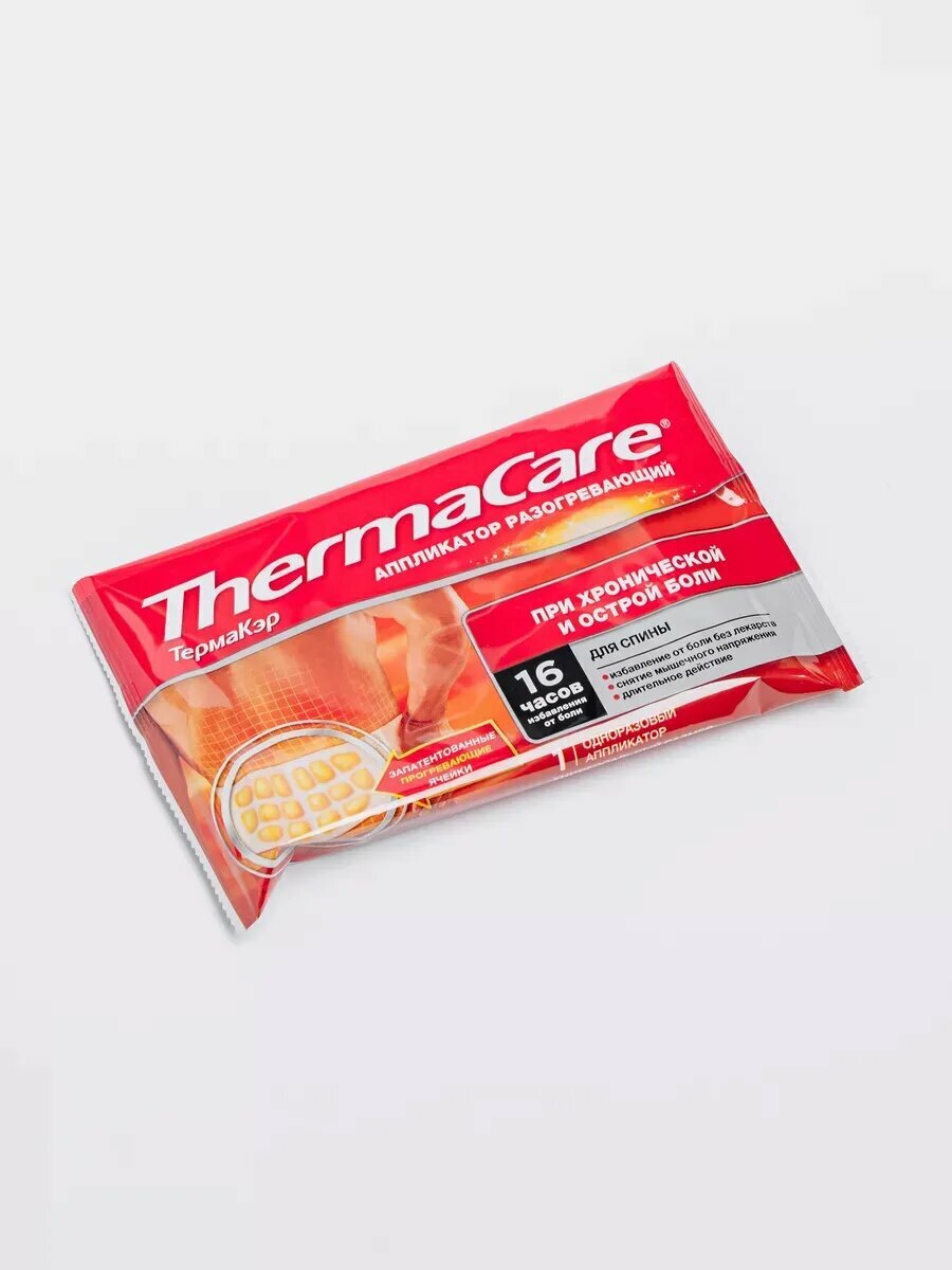 Изображение Пластырь обезболивающий для спины Thermacare 1 аппликатор