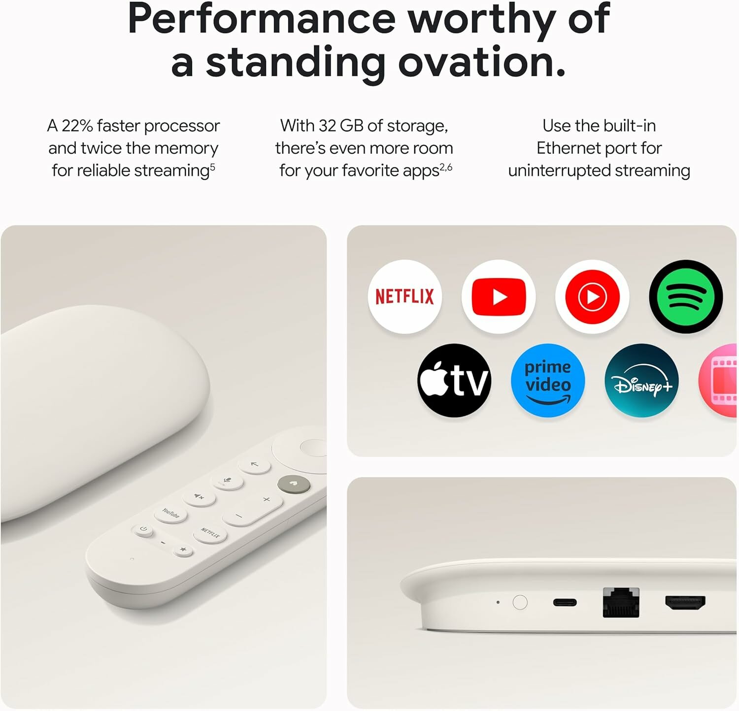 ТВ-приставка Google TV Streamer 4K 32 ГБ Ореховый | Hazel, цвет