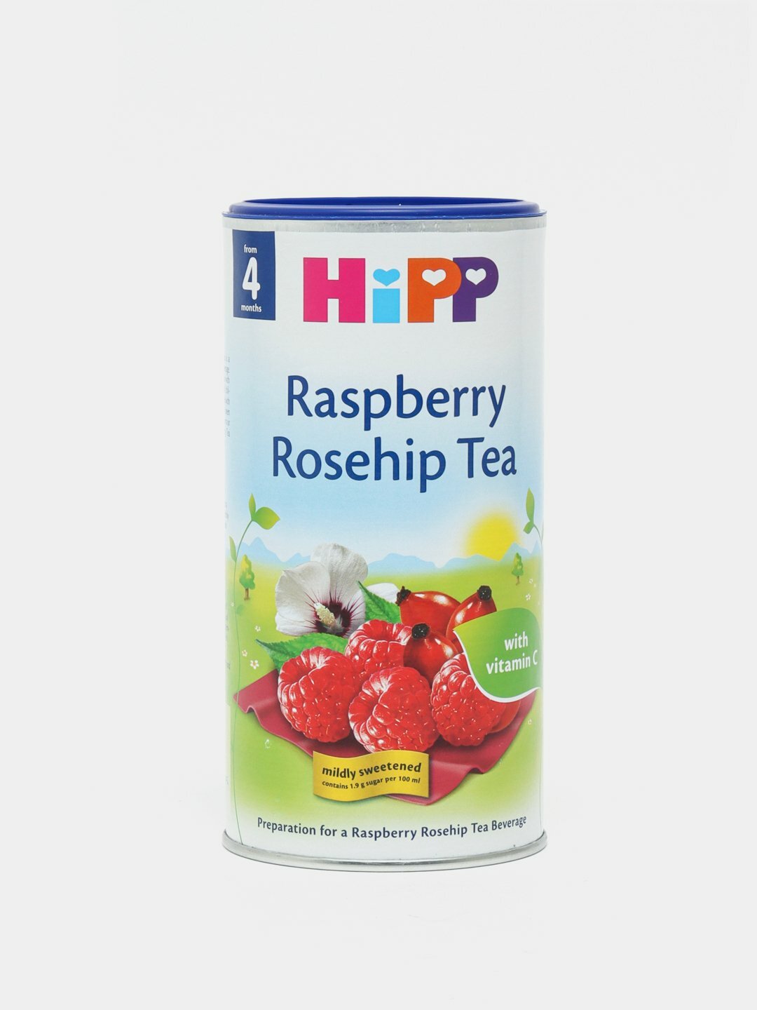 HiPP Raspberry and rosehip tea - детский чаи малина шиповник, 200 мл