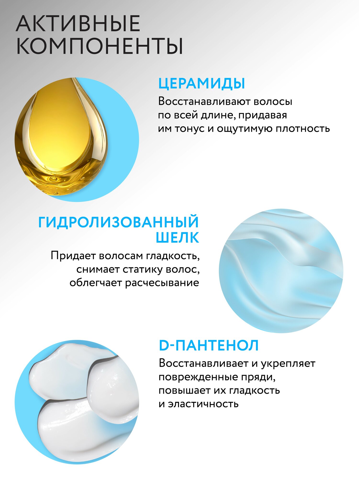 Изображение Кондиционер для всех типов волос OLLIN PROFESSIONAL Ultimate Care восстанавливающий с церамидами 1000 мл