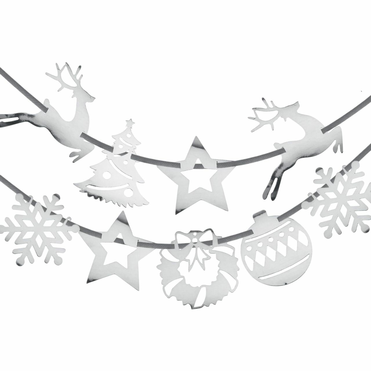 Гирлянда бумажная на ленте 