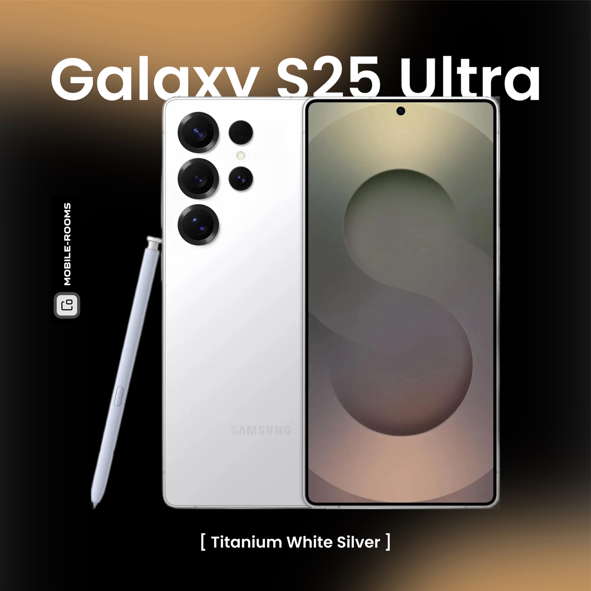 Смартфон Samsung Galaxy S25 Ultra 12/512 ГБ Dual: nano SIM + eSIM Титановый серебристый (Titanium White Silver)