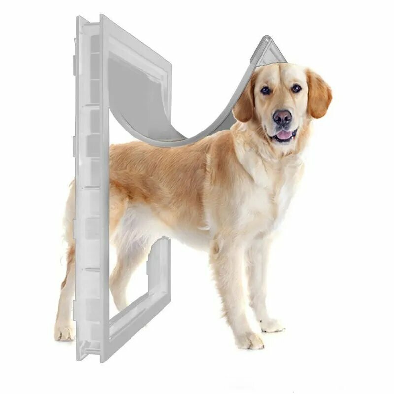 Большая дверь для собак лаз для собак свободный доступ в обоих направлениях.