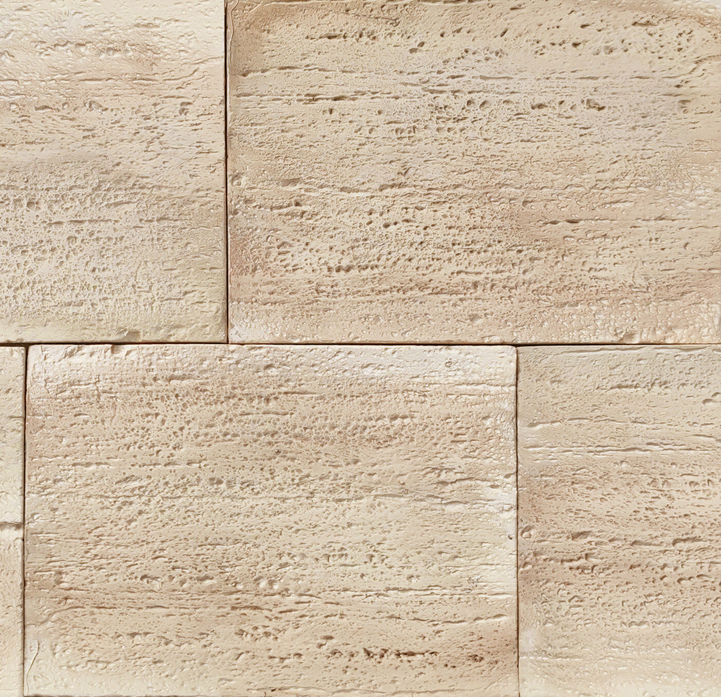 Камень облицовочный Травертин для фасадов и внутренней отделки 1 м²