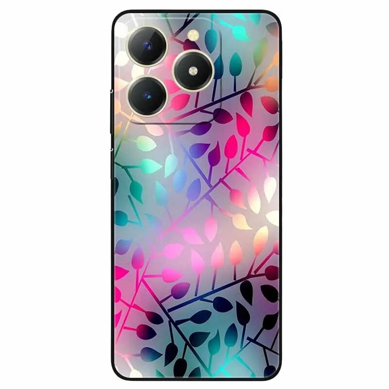 Чехол Realme C61 R03. CH.7, цветной силиконовый бампер