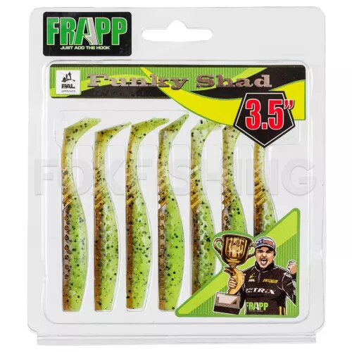 Силиконовая приманка Frapp Funky Shad 3.5 8,9см. 7шт. вес: 3,4гр. #26