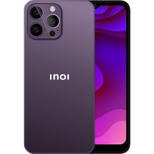 Смартфон INOI A72 (2023) 4/128 ГБ RU, Dual nano SIM, сиреневый