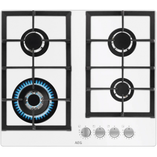 Газовая варочная панель AEG HKB64420NB (белый)