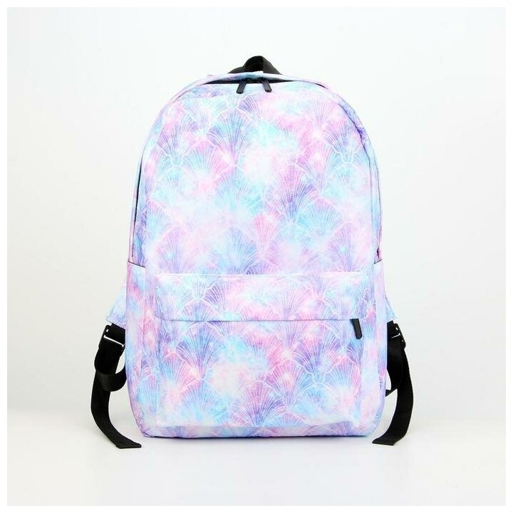 Рюкзак, отдел на молнии, наружный карман, 2 боковых кармана, поясная сумка, цвет фиолетовый
