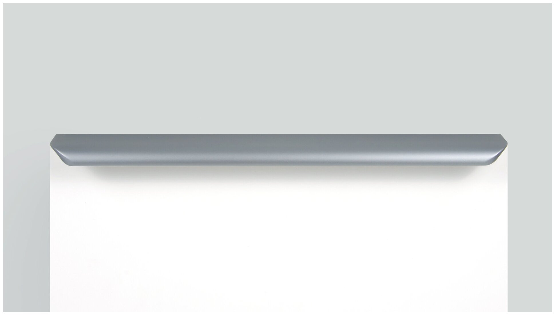 Мебельная ручка торцевая MONTE, длина - 297 мм, установочный размер - 224 мм, цвет - Серый, алюминий, RT110GR - фотография № 2