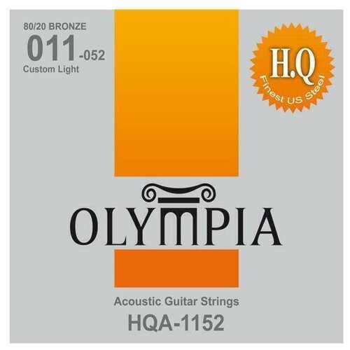 OLYMPIA HQA1152 Струны для акустической гитары 80/20 Bronze