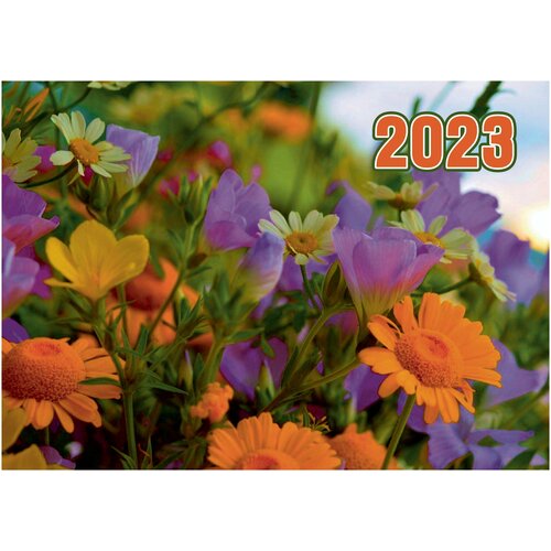 Календарь квартальный, серия Цветы, название Летние цветы квартальный календарь 2023 woozzee закат на пруду