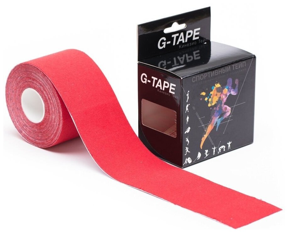 Тейп кинезиологический G-tape Red