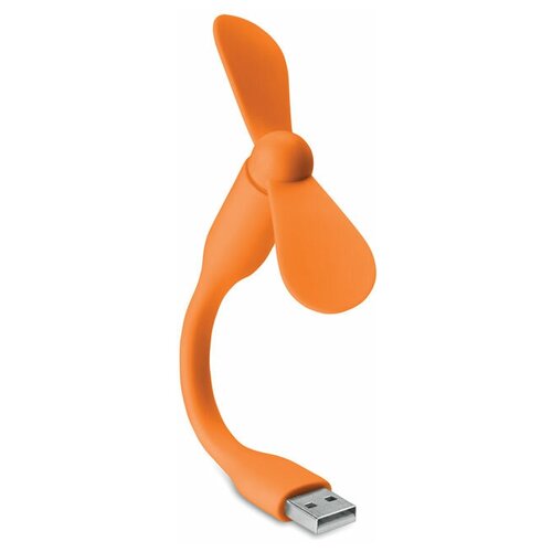 Вентилятор для компьютера, оранжевый / Вентилятор USB / Вентилятор настольный / Мини-вентилятор