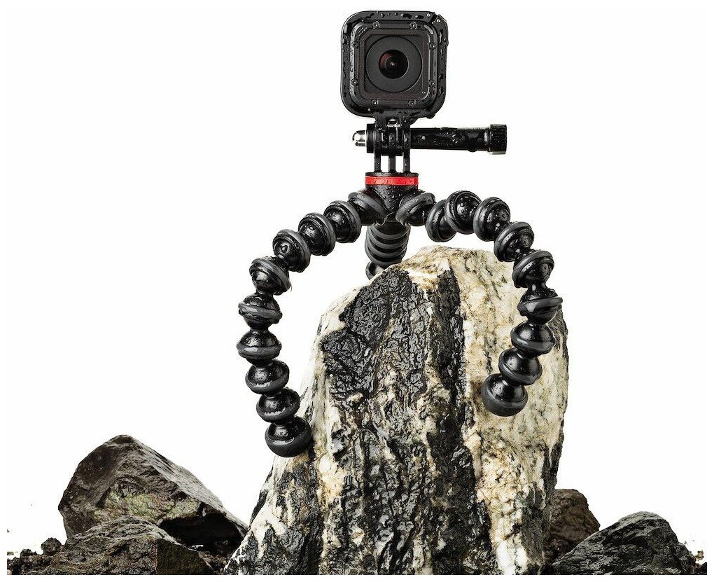 Штатив Joby GorillaPod 500 Action для фото- и GoPro камер (черный/серыйl) - фото №11