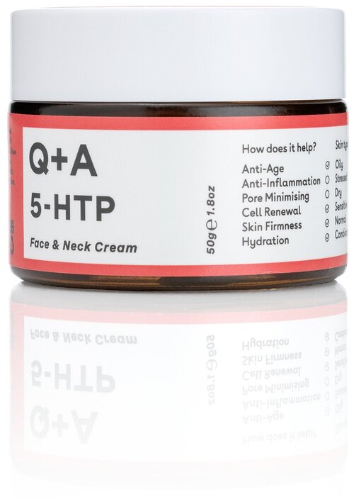 Q+A Face & Neck Cream 5-HTP 50 g /Q+A Крем для лица и шеи 5-HTP 50 g