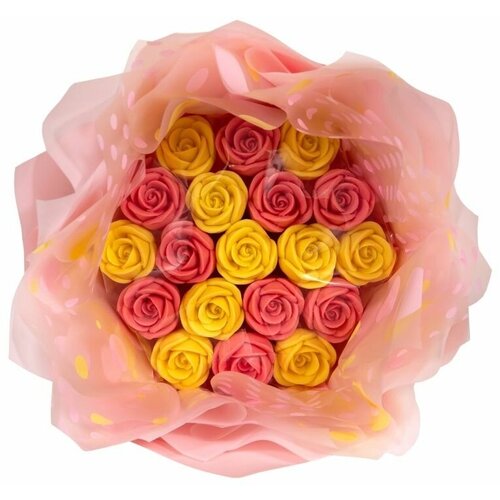 Букет шоколадный из 19 мини роз