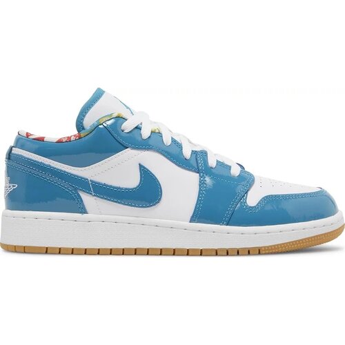 Кроссовки NIKE, размер 4US, голубой, мультиколор кроссовки nike air jordan 1 low se barcelona cyber teal gs 36eu