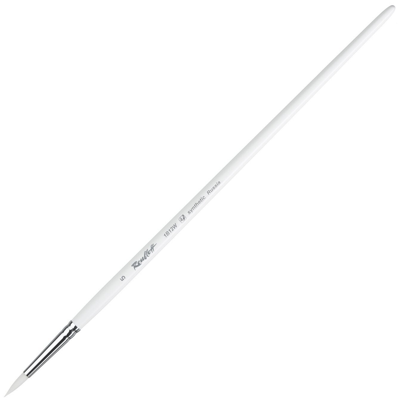 Кисть Roubloff 1В12W синтетика круглая длинная ручка