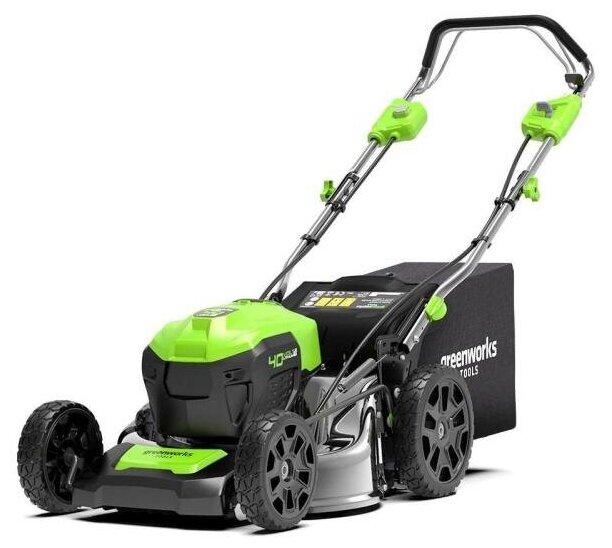 Газонокосилка аккумуляторная Greenworks GD40LM46HP 2514407, 40V, 46 см, бесщеточная, без АКБ и ЗУ - фотография № 2