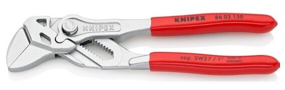 Клещи переставные Knipex 8603150, хромированные, 150 mm