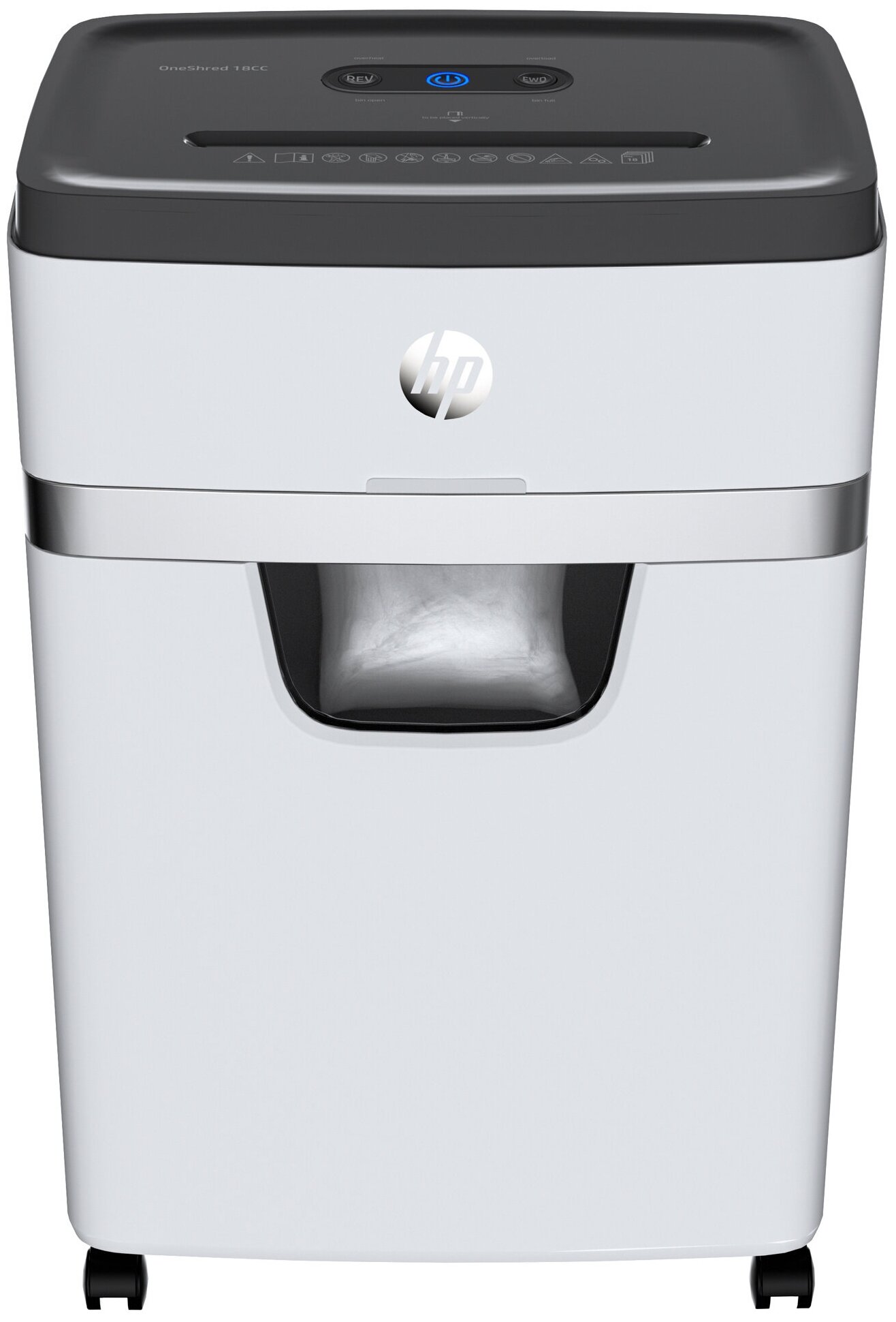 Шредер HP OneShred 18CC С-4, белый (2805)