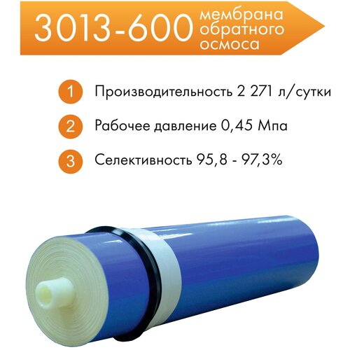 Мембрана обратного осмоса CM-3013-600 мембрана обратного осмоса cm 2012 100