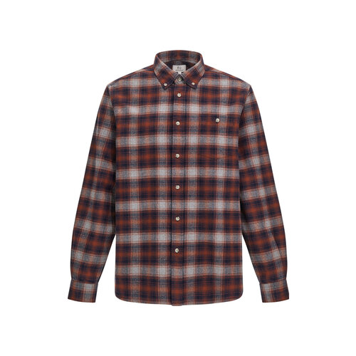 Рубашка Woolrich, размер XXL, серый, коричневый