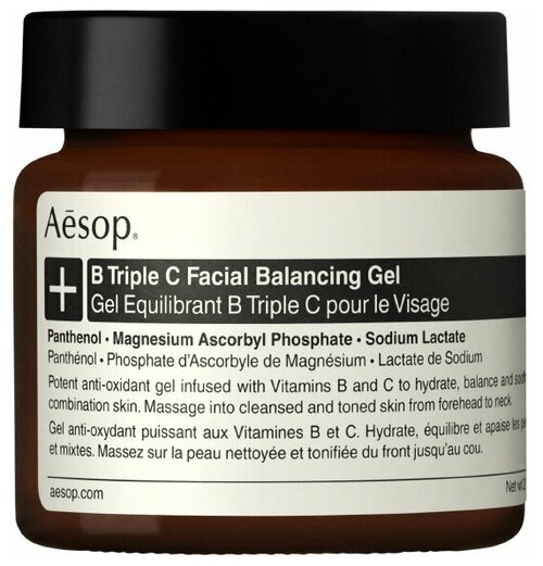 AESOP B Triple C Facial Balancing Gel 60 ml балансирующий гель для лица