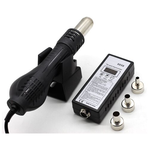 Портативная паяльная станция фен c регулировкой мощности и ЖК дисплеем 480W AC220V У 299700₽