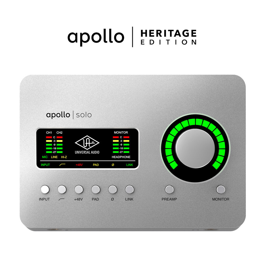Внешняя звуковая карта Universal Audio Apollo Solo USB Heritage Edition