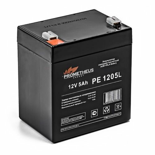 Аккумуляторная батарея PROMETHEUS ENERGY PE 1205L для ИБП 12В, 5Ач