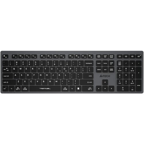 Клавиатура A4Tech Fstyler FBX50C серый USB/BT (FBX50C GREY) клавиатура a4tech fstyler fbx50c белый fbx50c white