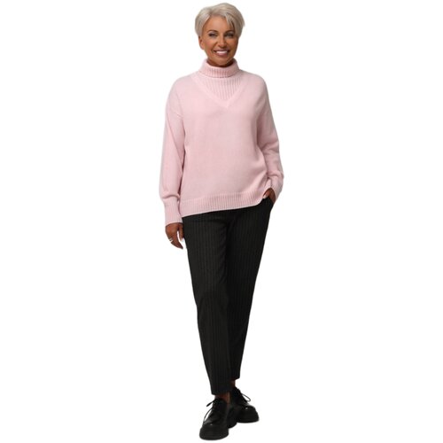 Джемпер hassfashion, размер L, розовый