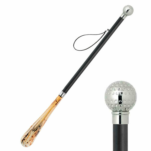 Дизайнерский рожок для обуви NICO пластик + хром, 66 - 70 см. МЯЧ для гольфа