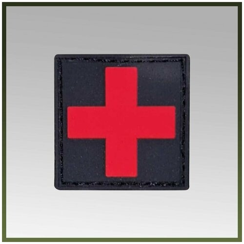 Патч тактический медицинский красный крест