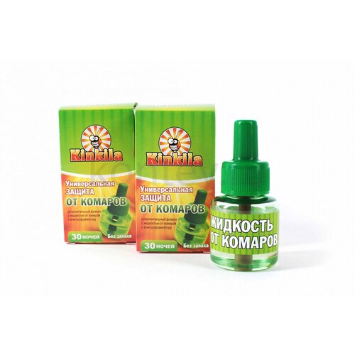 Средство от комаров Кинкила 45 ночей, комплект, жидкость + фумигатор