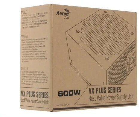 Блок питания AeroCool VX Plus 600W черный BOX - фотография № 18