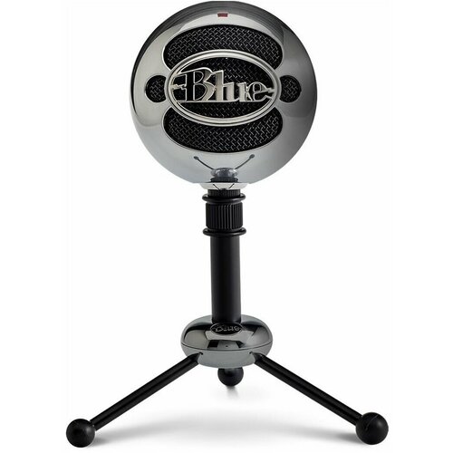 Микрофон Logitech Blue Snowball USB Mic - Brushed Aluminum (988-000175)