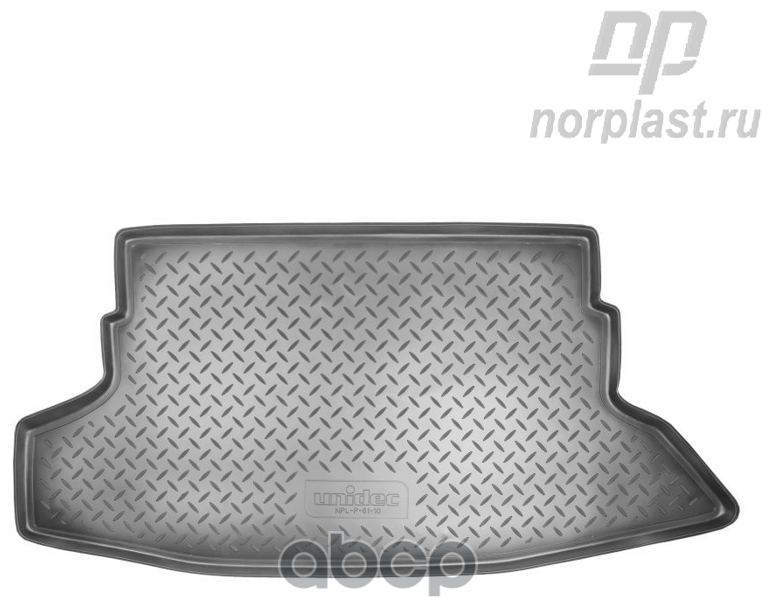 Коврик В Багажник Полиуретан Norplast Nissan Juke 11- Черный 1 Шт. Npl-P-61-10 NORPLAST арт. NPLP6110