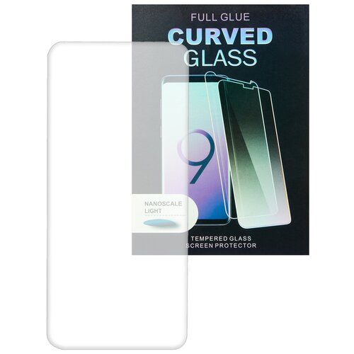 Защитное стекло Curved glass для Samsung Galaxy S8 ударостойкое, олеофобное 9H/9D, 0.3 мм, бесцветный, без рамки