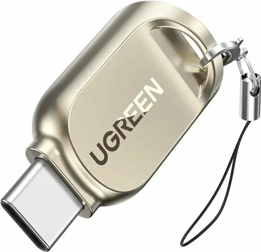 Кардридер UGREEN CM331 (80124) USB-C to TF Card Reader. Цвет: светло-золотой