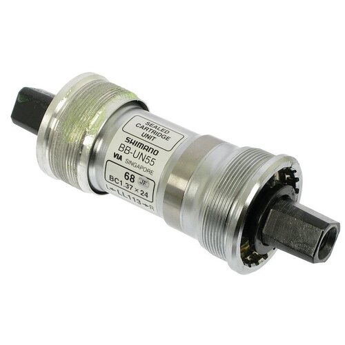 Каретка Shimano BB-UN55 68/110 mm каретка shimano bb es51 68 121 б болтов